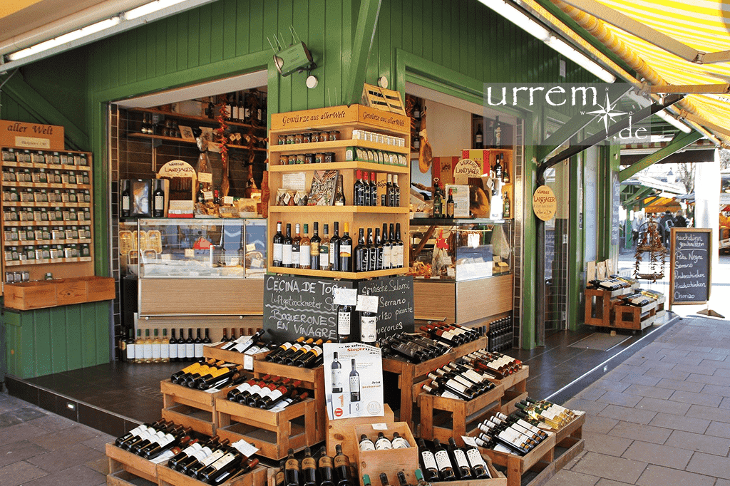 Viktualienmarkt München Gewürz Stand Innenstadt Viktualienmarkt München Gewürz Stand Innenstadt