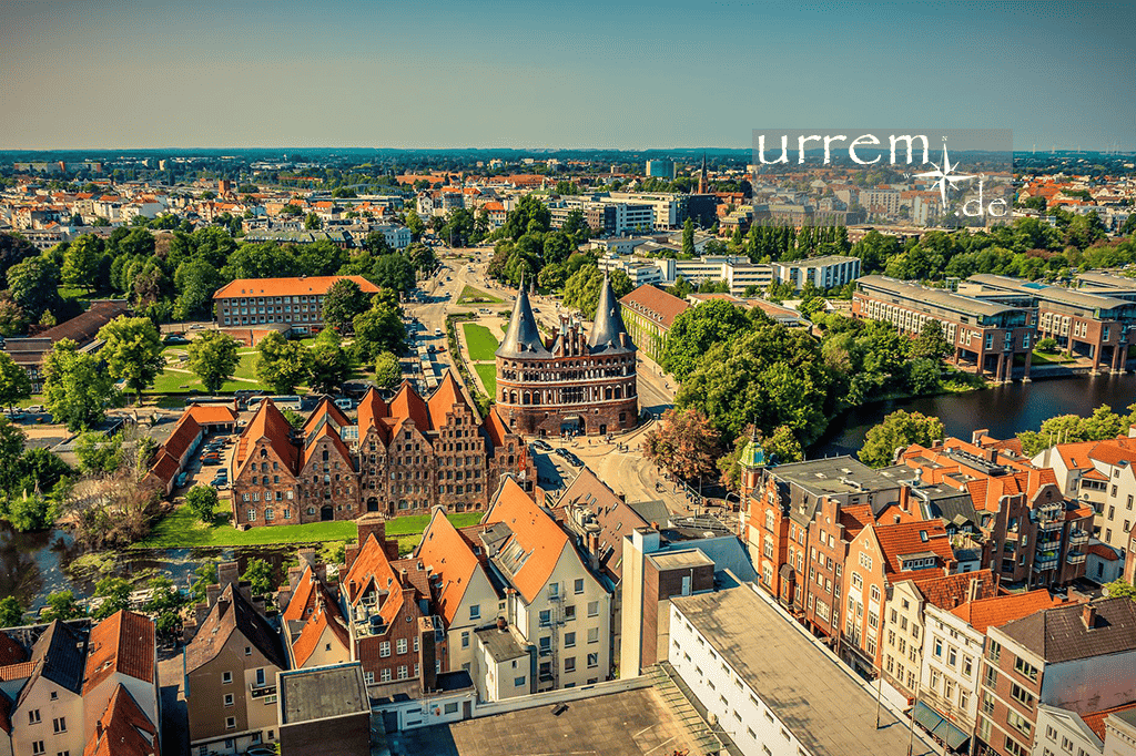 Schleswig-Holstein mit Lübeck an der Ostsee Küste