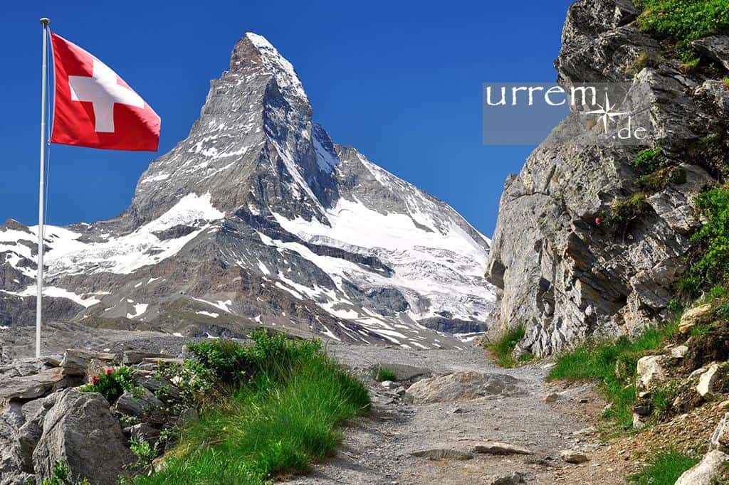 Schweiz Sehenswürdigkeit - Eine Reise durch ihre schroffen Alpengipfeln wie das Matterhorn bis zu ihren sanften Hügeln und Seen.