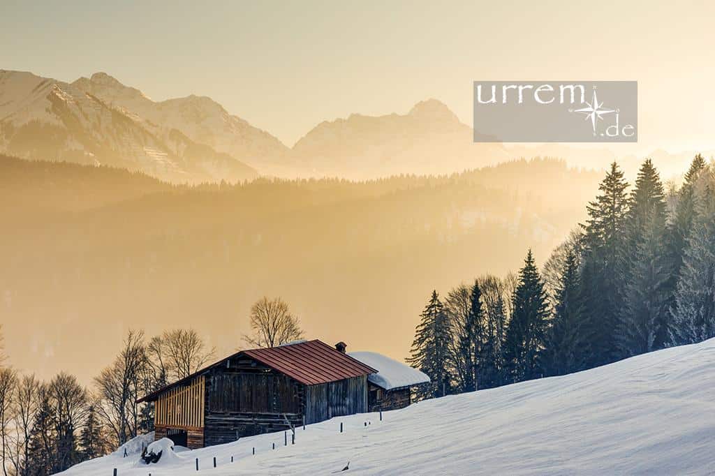 Weihnachten in den Bergen im Allgäu - Eine magische Erfahrung im Winter !